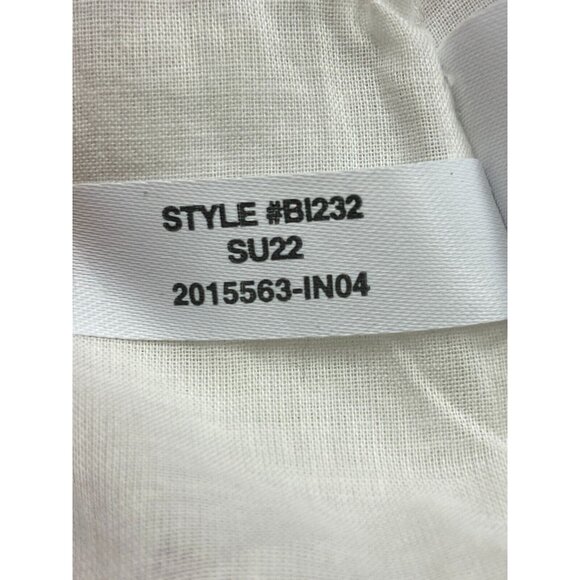 J Crew  Cottage Core Size 6P Tiered Midi Dress White Pink Floral - Picture 8 of 8